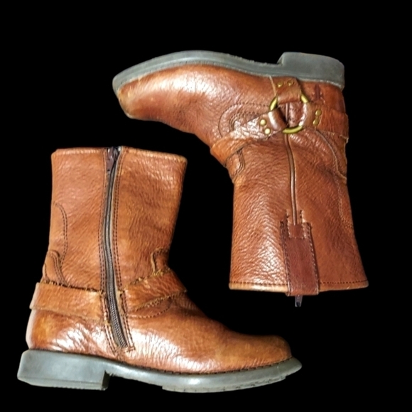 FRYE Youth size 9 leather boots children's unisex - Picture 12 of 16